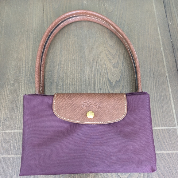 Longchamp Original Shoulder Tote (Le Pliage) - plum - Picture 1 of 16